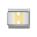 NOMINATION Classic Gold Letter H Charm - Bumbletree Ltd