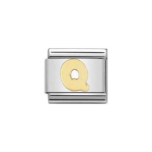 NOMINATION Classic Gold Letter Q Charm - Bumbletree Ltd