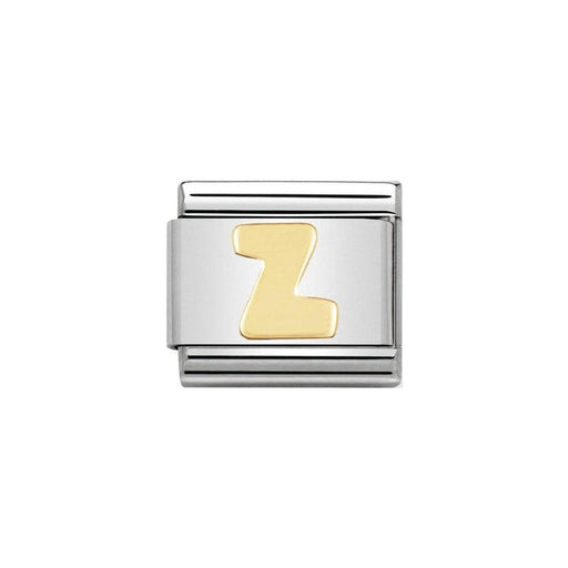 NOMINATION Classic Gold Letter Z Charm - Bumbletree Ltd