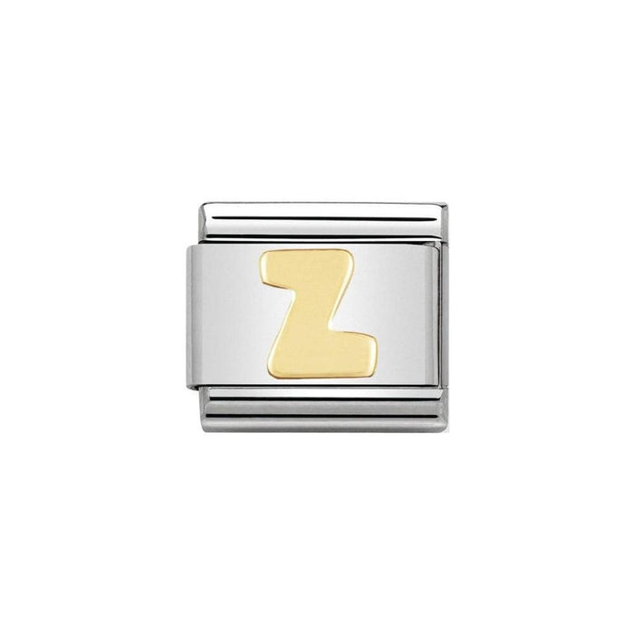 NOMINATION Classic Gold Letter Z Charm - Bumbletree Ltd