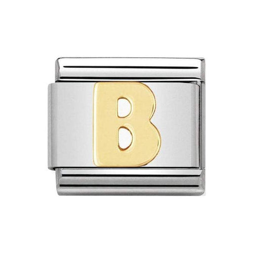 NOMINATION Classic Gold Letter B Charm - Bumbletree Ltd