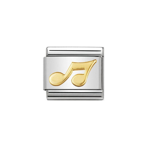 NOMINATION Classic Gold Musical Note Charm - Bumbletree Ltd