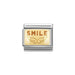 NOMINATION Classic Gold & Orange Smile Angel Charm - Bumbletree Ltd