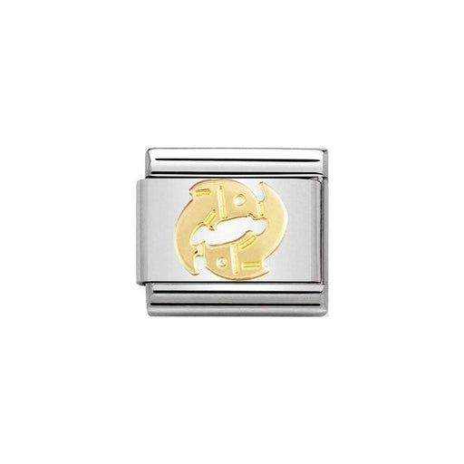 NOMINATION Classic Gold Pisces Charm - Bumbletree Ltd