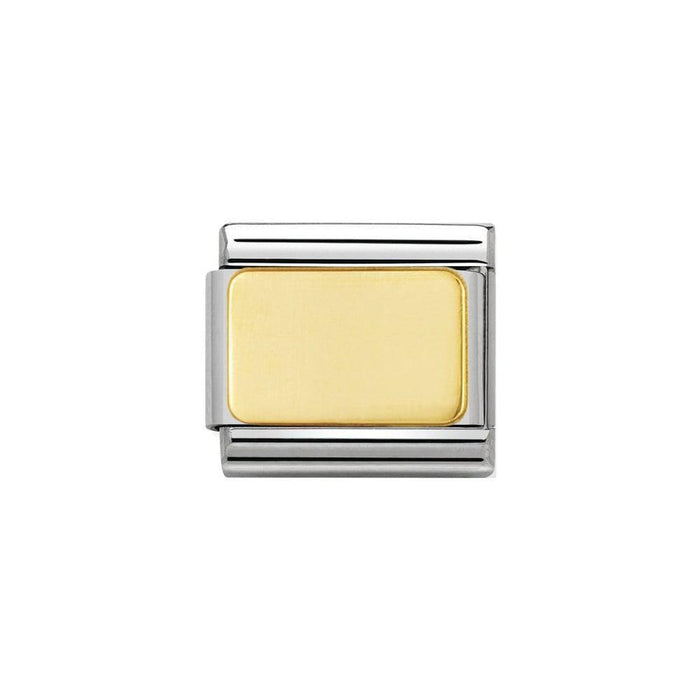 NOMINATION Classic Gold Plate Charm - Bumbletree Ltd