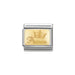 NOMINATION Classic Gold Prince Plate Charm - Bumbletree Ltd