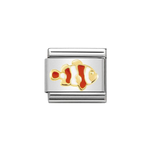 NOMINATION Classic Gold & Red Clownfish Charm - Bumbletree Ltd