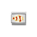 NOMINATION Classic Gold & Red Clownfish Charm - Bumbletree Ltd