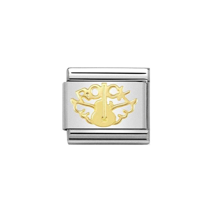 NOMINATION Classic Gold Rock Angel Charm - Bumbletree Ltd