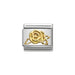 NOMINATION Classic Gold Rose Versailles Charm - Bumbletree Ltd