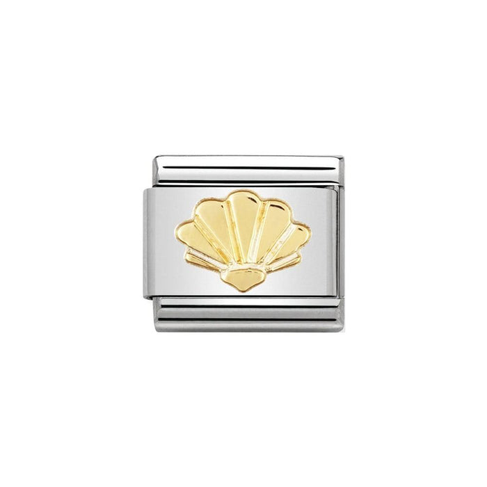 NOMINATION Classic Gold Shell Charm - Bumbletree Ltd