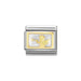 NOMINATION Classic Gold & Silver Good News Messenger Angel Charm - Bumbletree Ltd