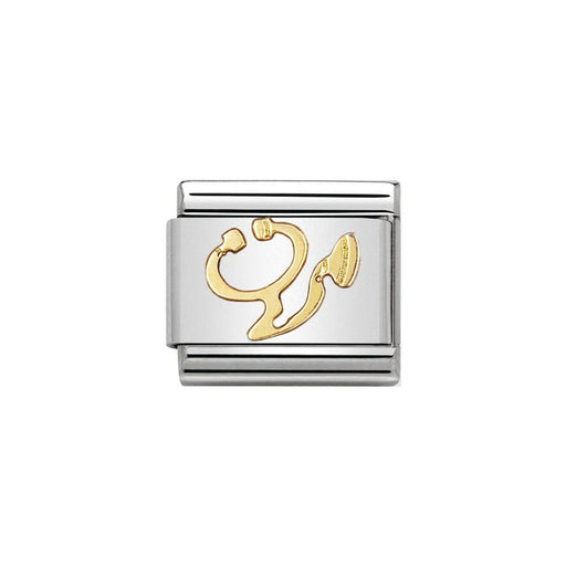 NOMINATION Classic Gold Stethoscope Charm - Bumbletree Ltd