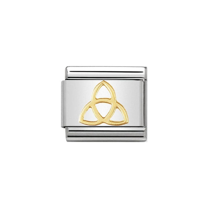 NOMINATION Classic Gold Trinity Knot Charm - Bumbletree Ltd