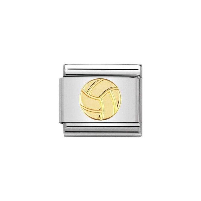 NOMINATION Classic Gold Volley Ball Charm - Bumbletree Ltd