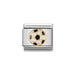 NOMINATION Classic Gold White & Black Football Charm - Bumbletree Ltd