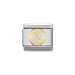 NOMINATION Classic Gold & White Volleyball Charm - Bumbletree Ltd