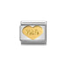 NOMINATION Classic Gold Wife Heart Charm - Bumbletree Ltd