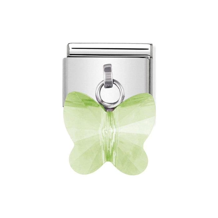 NOMINATION Classic Green Butterfly Charm - Bumbletree Ltd