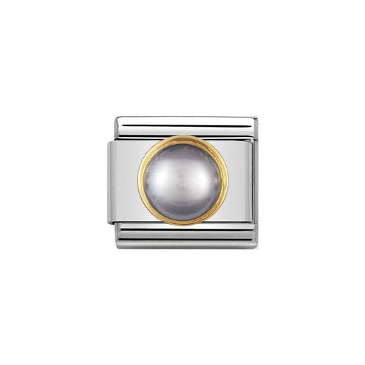 NOMINATION Classic Grey Pearl Charm - Bumbletree Ltd