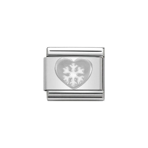 NOMINATION Classic Heart With Snowflake Charm - Bumbletree Ltd