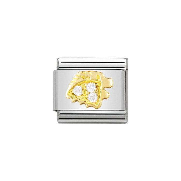 NOMINATION Classic Leo Cubic Zirconia Charm - Bumbletree Ltd