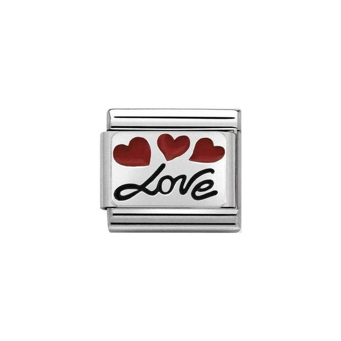 NOMINATION Classic Love and Hearts Charm - Bumbletree Ltd