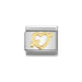 NOMINATION Classic Gold Pierced Heart Charm - Bumbletree Ltd