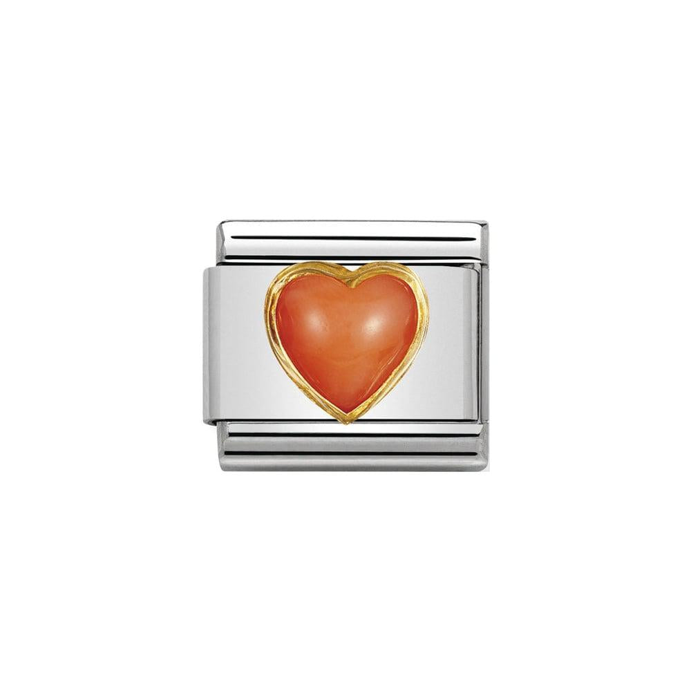 Nomination pink hot sale heart charm