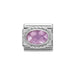 NOMINATION Classic Pink Cubic Zirconia Charm - Bumbletree Ltd