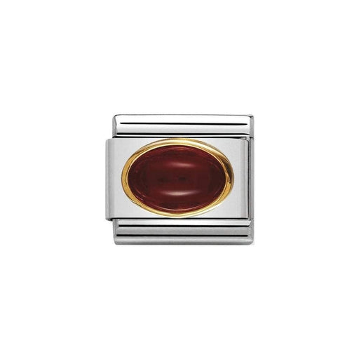 NOMINATION Classic Red Agate Charm - Bumbletree Ltd