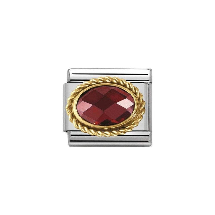 NOMINATION Classic Red Cubic Zirconia Charm - Bumbletree Ltd