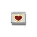 NOMINATION Classic Red Heart With Dots Charm - Bumbletree Ltd