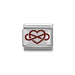 NOMINATION Classic Red Infinity Heart Charm - Bumbletree Ltd