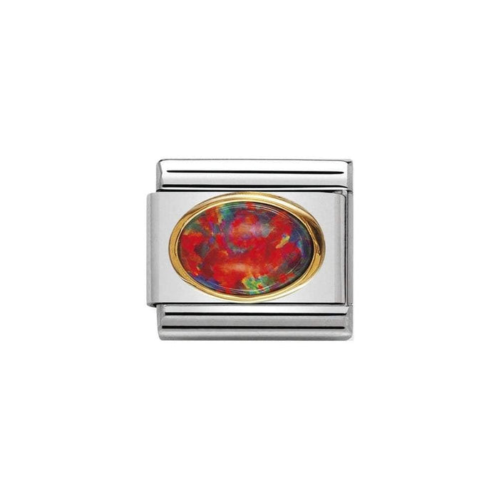 NOMINATION Classic Red Opal Charm - Bumbletree Ltd