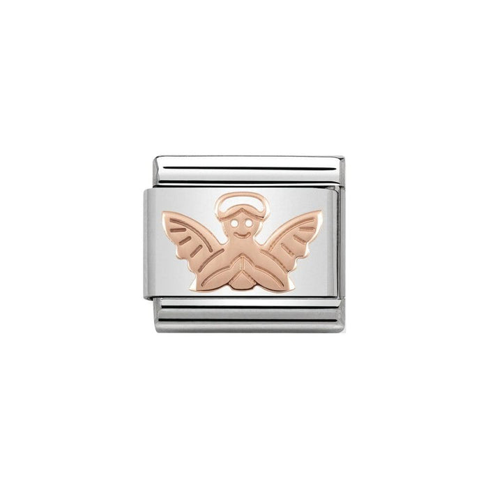 NOMINATION Classic Rose Gold Angel Charm - Bumbletree Ltd