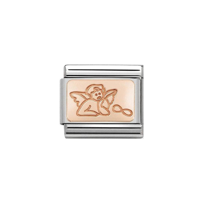 NOMINATION Classic Rose Gold Angel of Infinity Charm - Bumbletree Ltd