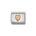 NOMINATION Classic Rose Gold Heart Charm - Bumbletree Ltd