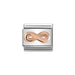 NOMINATION Classic Rose Gold Infinity Charm - Bumbletree Ltd