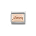 NOMINATION Classic Rose Gold Mummy Plate Charm - Bumbletree Ltd