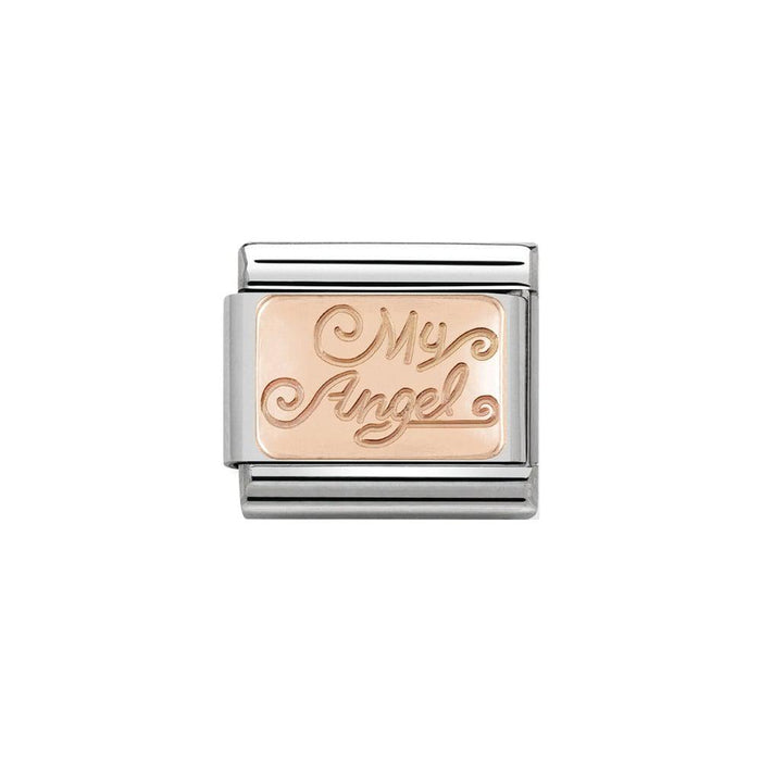 NOMINATION Classic Rose Gold My Angel Charm - Bumbletree Ltd