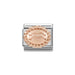 NOMINATION Classic Rose Gold Oval Aquarius Charm - Bumbletree Ltd