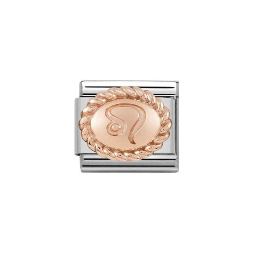 NOMINATION Classic Rose Gold Oval Leo Charm - Bumbletree Ltd