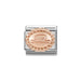 NOMINATION Classic Rose Gold Oval Libra Charm - Bumbletree Ltd