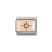 NOMINATION Classic Rose Gold Point of Light CZ Charm - Bumbletree Ltd