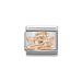 NOMINATION Classic Rose Gold Relief Angel of Friendship Charm - Bumbletree Ltd