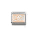 NOMINATION Classic Rose Gold Rose Plate Charm - Bumbletree Ltd