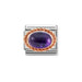 NOMINATION Classic Rose Gold Set Purple Amethyst Charm - Charms - Nomination - Bumbletree
