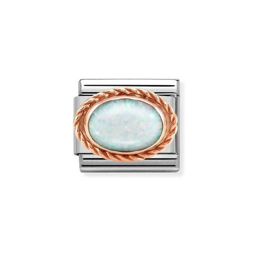 NOMINATION Classic Rose Gold Set White Opal Charm - Charms - Nomination - Bumbletree
