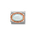 NOMINATION Classic Rose Gold Set White Opal Charm - Charms - Nomination - Bumbletree